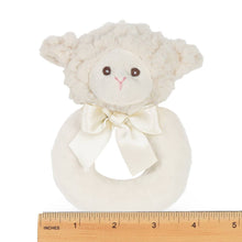 Load image into Gallery viewer, Lil&#39; Lamby Lamb Ring Rattle