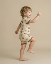 Load image into Gallery viewer, Vaenait Baby - Elephant Parade Bamboo Boys Girls Infants Short Sleeve PJs: ElephantParade / S(2T)