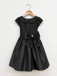 Sweet Kids, Inc. - SK1002 - satin dress with collar: Red / 3