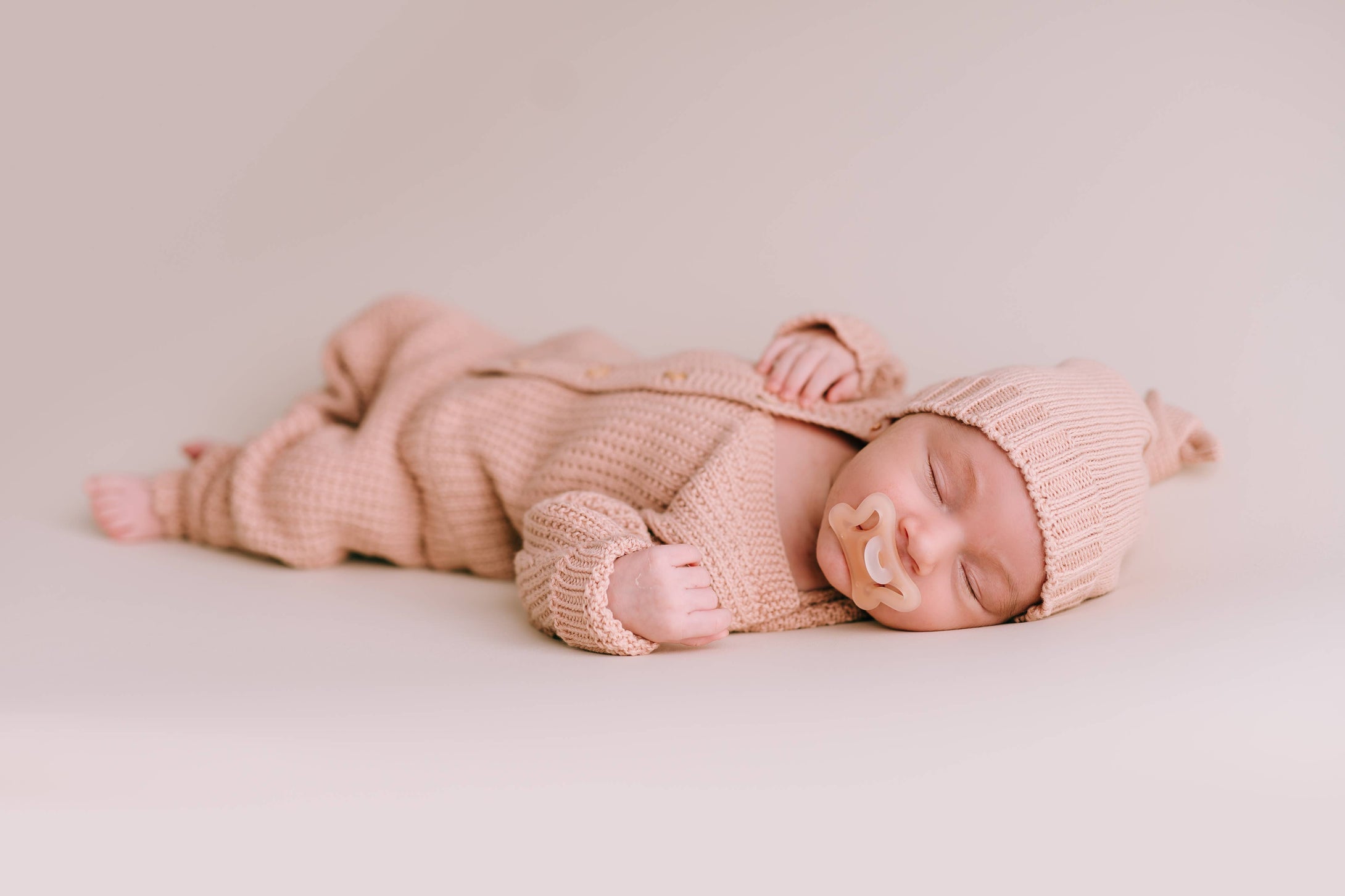 Pink knot hat