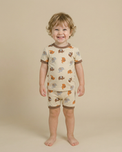 Load image into Gallery viewer, Vaenait Baby - Elephant Parade Bamboo Boys Girls Infants Short Sleeve PJs: ElephantParade / S(2T)