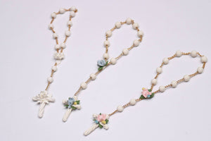 Keepsake Baby Rosary: White