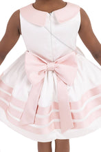 Load image into Gallery viewer, Pamina Kids - Ecru Satin, Dress For Girls 2-6 Age 33167pr: 4 AGE