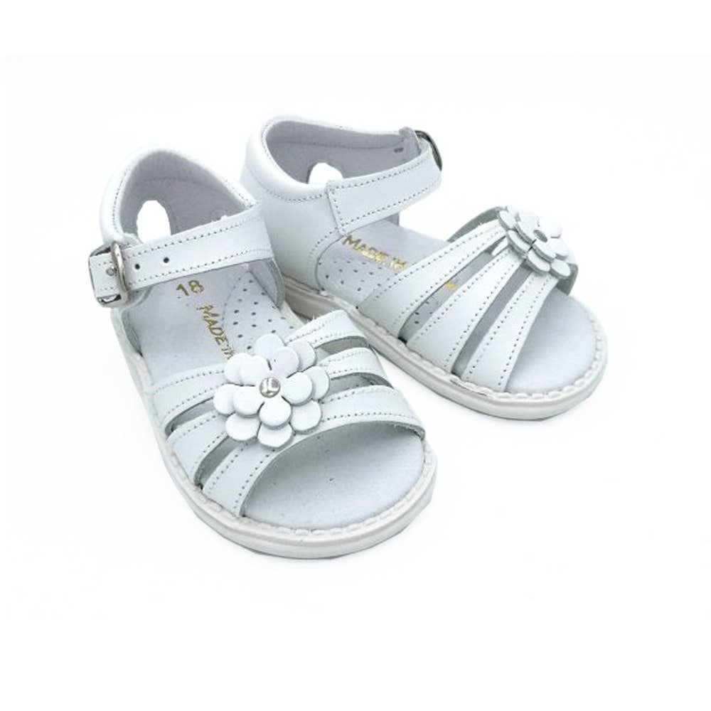 CALZADOS FERNANDEZ ALONSO SL - First steps sandal with straps: Blank / 19