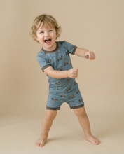 Load image into Gallery viewer, Vaenait Baby - Busy Truck Bamboo Boys Girls Infants Short Sleeve PJs-C: BusyTruck / S(2T)