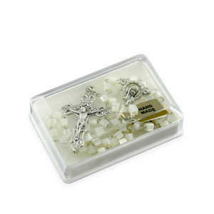RM Trading - Rosary Mother of Pearl Square Beads