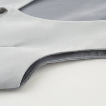 Load image into Gallery viewer, 100% Cotton Bow Regular Sleeve Formal Suit: Grey / 100cm