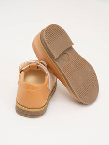 Marie Nicole Clothing - T-Strap Mary Jane Hard Sole Shoes: Onyx / 5C
