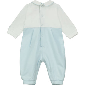 Elton Smart Blue Boys Babygrow: 3 Months 62cm