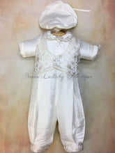 Load image into Gallery viewer, Aldo Christening Suit by Piccolo Bacio Christening Couture Made in the USA