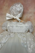 Load image into Gallery viewer, Annita Christening / Baptism Gown by Piccolo Bacio Christening Couture Made in the USA