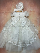 Load image into Gallery viewer, Annita Christening / Baptism Gown by Piccolo Bacio Christening Couture Made in the USA