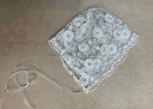 Load image into Gallery viewer, Avery white satine double layer tulle &amp; lace skirt christening Gown