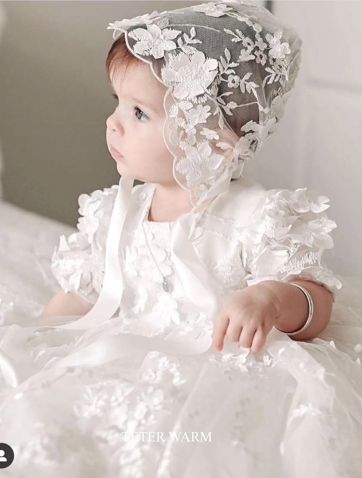B116 Christening Gown By Teter Warm Baptism & Christening 6
