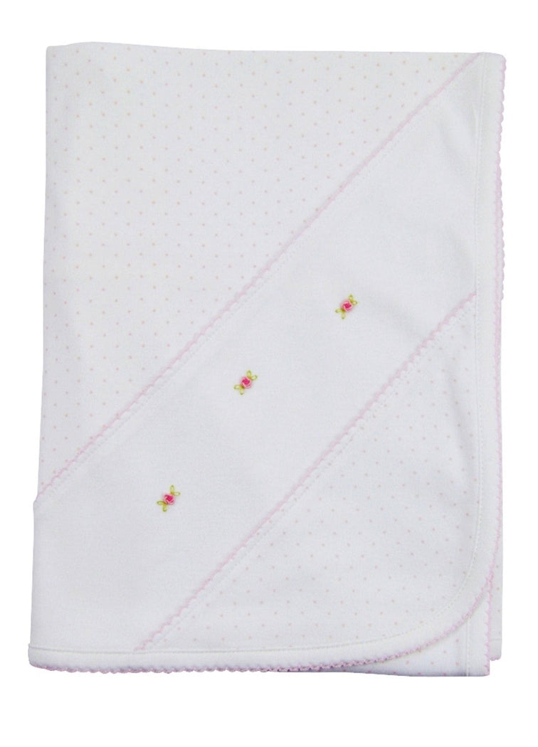 Baby Threads - Baby Girl's Pink Peggy Blanket