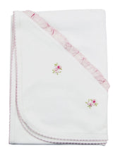 Load image into Gallery viewer, Baby Threads - Flower Bouquets Girl Pima Cotton Baby Blanket