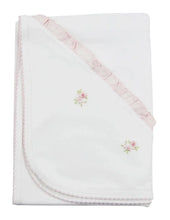 Load image into Gallery viewer, Baby Threads - Flower Bouquets Girl Pima Cotton Baby Blanket
