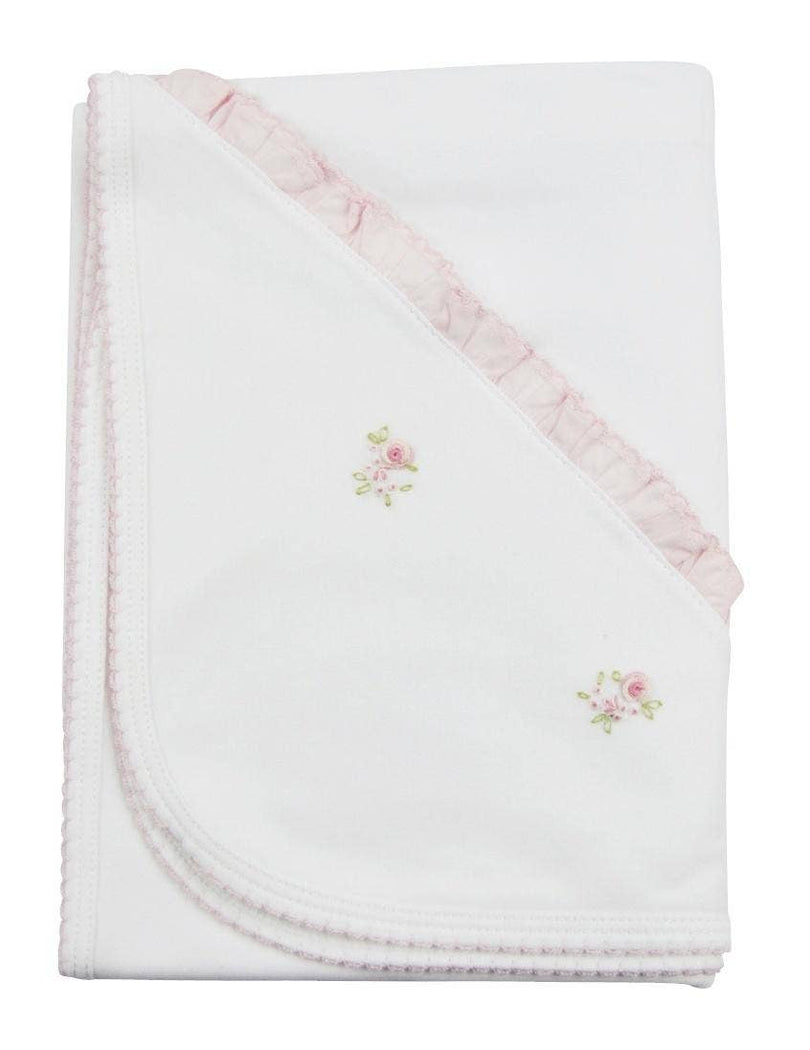 Baby Threads - Flower Bouquets Girl Pima Cotton Baby Blanket