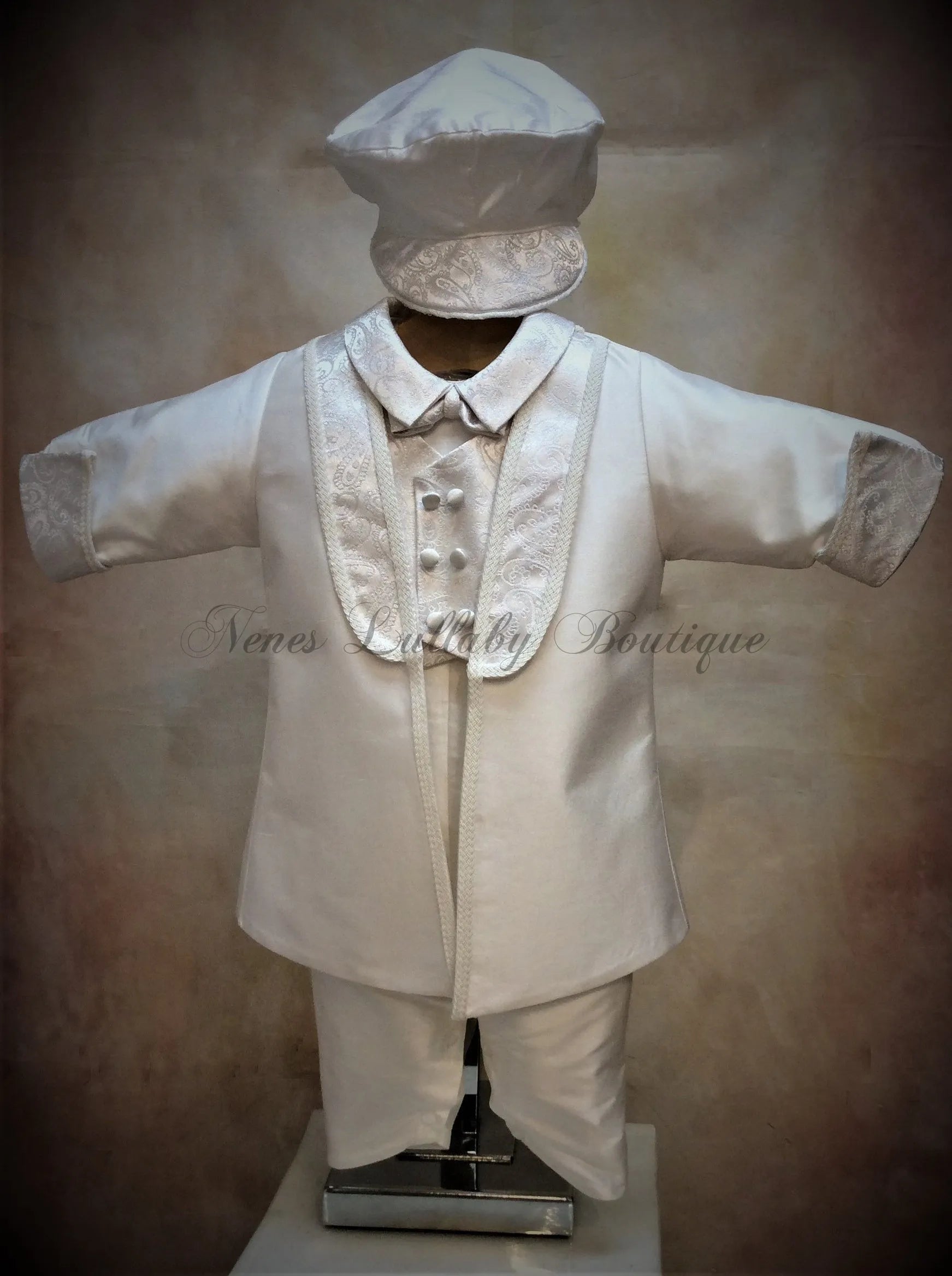 Brian Christening / Baptism Suit by Piccolo Bacio PB_Brian_ws_lp