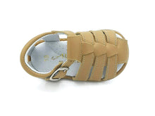 Load image into Gallery viewer, CALZADOS FERNANDEZ ALONSO SL - Strappy first steps sandal: Camel / 19