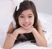 Load image into Gallery viewer, Cherished Moments - Kid's Sterling Silver White Pearl Baby or Child's Bracelet: Small 0-12m