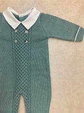 Load image into Gallery viewer, DK170 infant boy one Piece boys Knit light green color