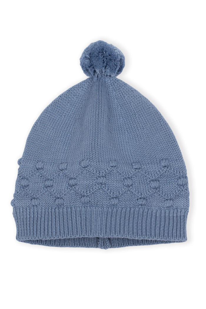 DK204 Sweater knit hat indigo