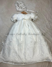 Load image into Gallery viewer, Daniella Baptism Gown full back view