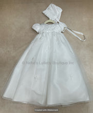 Load image into Gallery viewer, Baby Ellen Christening gown with matching bonnet