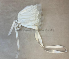 Load image into Gallery viewer, Fabiola Girls Diamond White Tulle/Lace Christening Gown / Baptism Gown by Piccolo Bacio