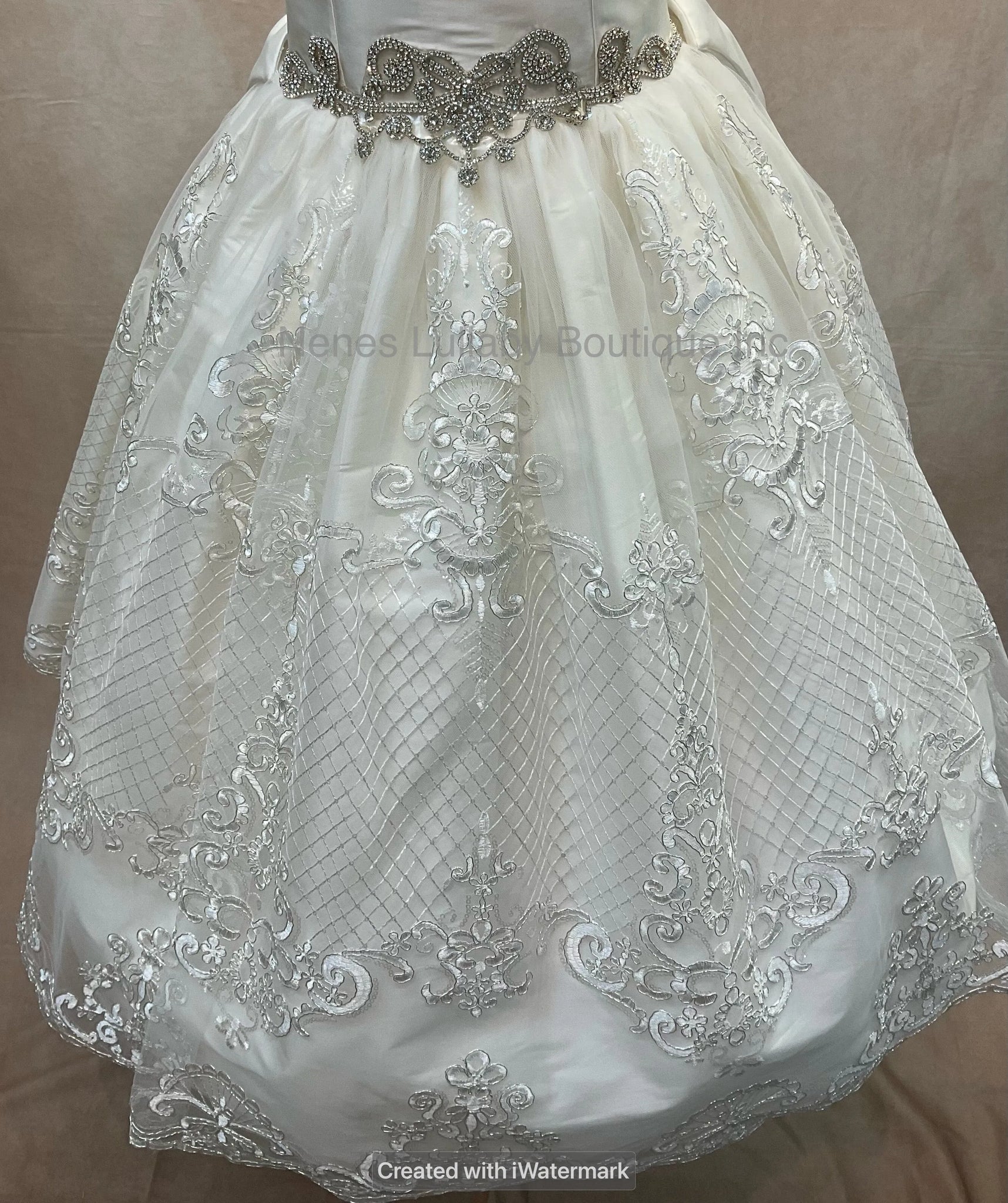 Faith/Custom 1st Communion Dress By Piccolo Bacio Ave Maria Couture Collection Faith/Custom 1st Communion Dress By Piccolo Bacio Ave Maria Couture Collection