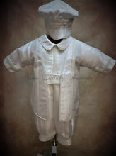 Load image into Gallery viewer, Felipe Shantung or White Silk Boys Christening / Baptism Suit by Piccolo Bacio