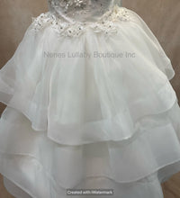 Load image into Gallery viewer, Francesca 1st Communion Dress By Piccolo Bacio Ave Maria Couture Collection