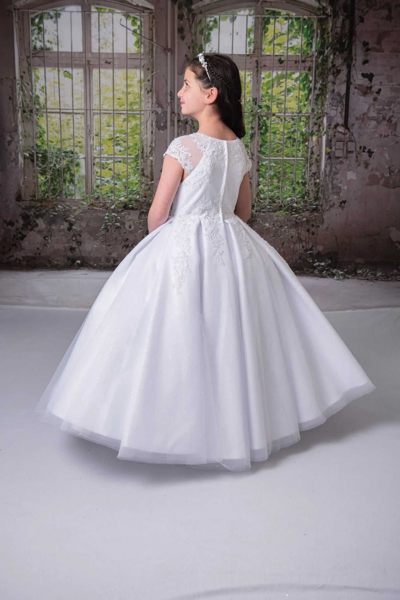 ivory holy communion dresses Pentelei 3402