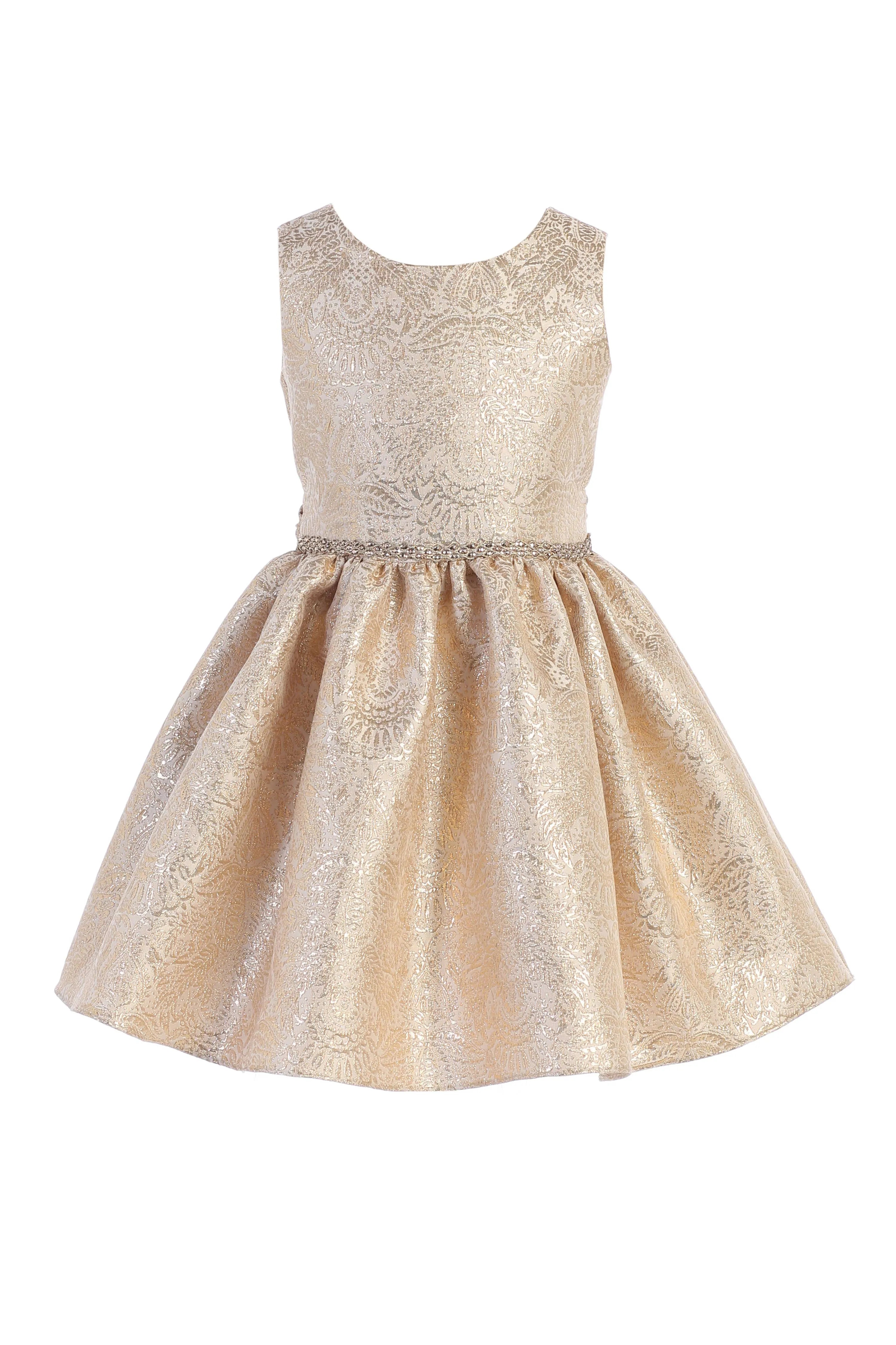 Girls Holiday or Occasion ornate imperial brocade Occasion Party Dress 2 Year Girls Holiday or Occasion ornate imperial brocade Occasion Party Dress 2 Year