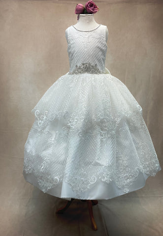 Gloria 1st Communion Dress By Piccolo Bacio Ave Maria Couture Collection