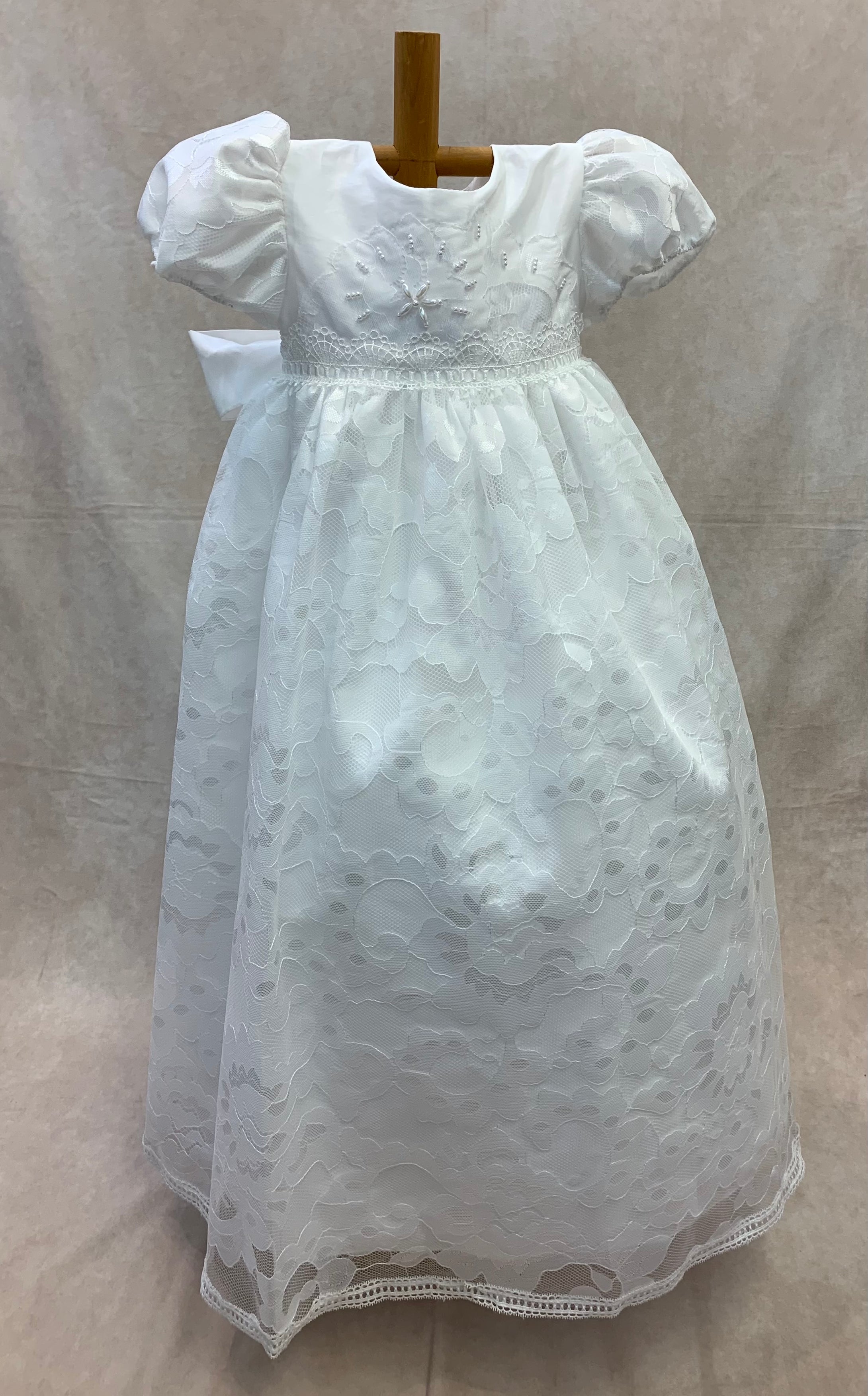 Gia  Designer Christening Gown