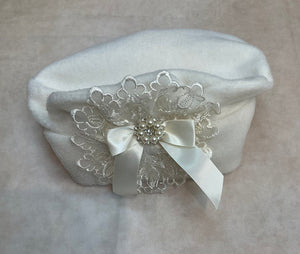 Dolly Ivory or white   Beret by Katie Rose