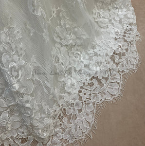 Angeline all Lace christening Gown with Matching Bonnet