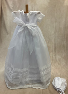 Mae Christening Gown (White)