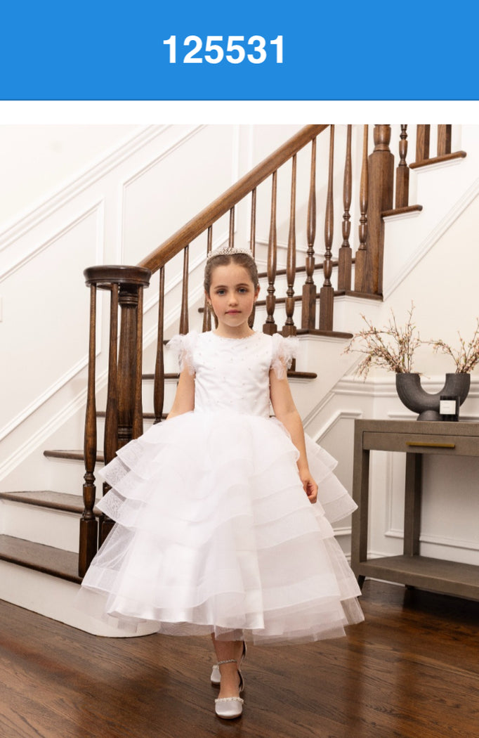 Joan Calabrese for Macis Design Communion Dress/ Flower Girl #125531