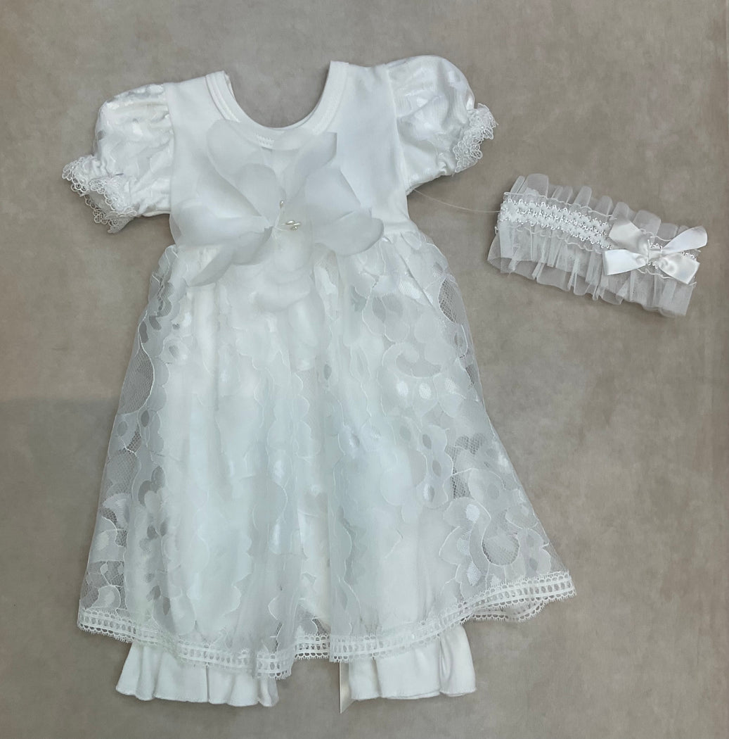 3847-5-Baby girl romper with matching headband