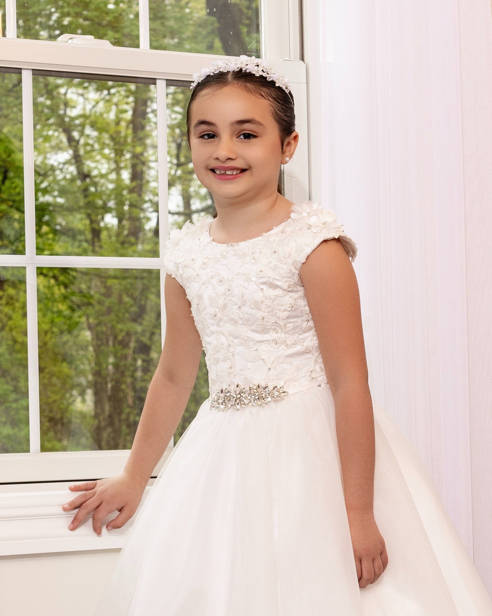 MD19407 Designer Communion Dress