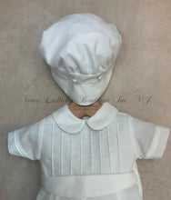 Load image into Gallery viewer, Little Prince_CTN_SS_SHT boys Christening / Baptism Romper by Piccolo Bacio