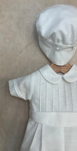 Load image into Gallery viewer, Little Prince_CTN_SS_SHT boys Christening / Baptism Romper by Piccolo Bacio