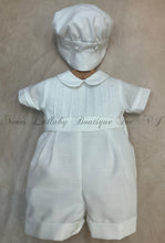 Load image into Gallery viewer, Little Prince_CTN_SS_SHT boys Christening / Baptism Romper by Piccolo Bacio