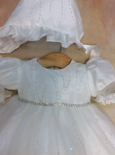 Load image into Gallery viewer, Joie Beautiful re-embroidered sequence Christening Gown With Matching Bonnet