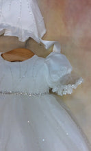 Load image into Gallery viewer, Joie Beautiful re-embroidered sequence Christening Gown With Matching Bonnet