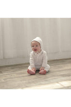 Load image into Gallery viewer, Julius Berger &amp; Carriage Boutique - Baby Boy Knit Pearl Silver Cross Outfit + Bonnet: 3M