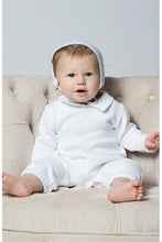 Load image into Gallery viewer, Julius Berger &amp; Carriage Boutique - Baby Boy's Christening Outfit with Bonnet Hat - Cross Detail: 9M
